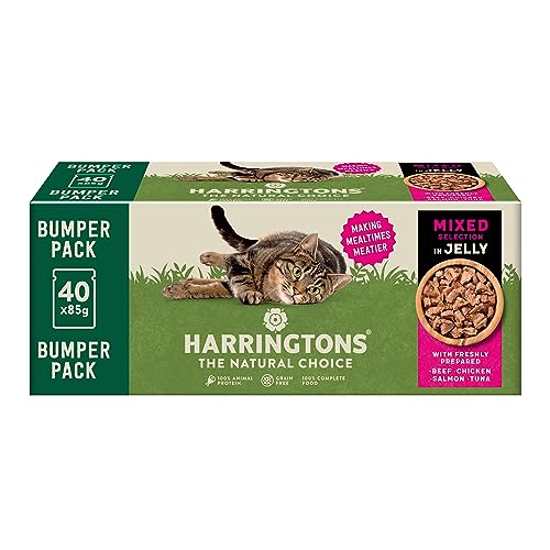 Harringtons Wet Cat Food Mixed in Jelly