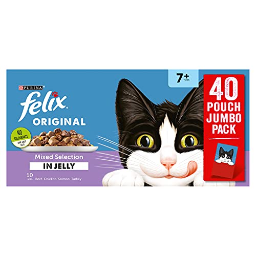 Felix Original 7+ Variety in Jelly Cat Food