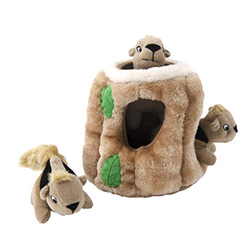 Outward Hound Hide A Squirrel Plush Dog Toy Puzzle