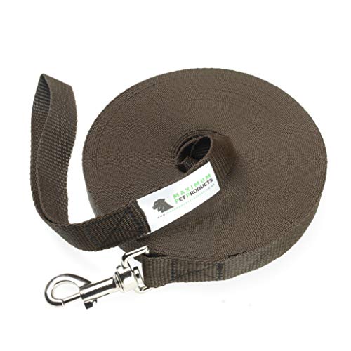 Maximum Pet Products 65ft 20M Dog & Horse Training Lunge Lead. 25mm - 1" Wide. Very Strong