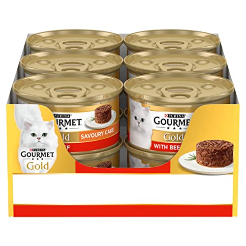 Gourmet Wet Cat Food Pouches in Gravy - Perle Chef's Collection 40 x 85g - Mix of Fish, Lamb, Duck, Turkey, Pet Food - Wet - Bulk Food, Cat Wet Food suitable for Adult and Senior Cats
