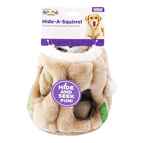 Outward Hound Hide A Squirrel Plush Dog Toy Puzzle