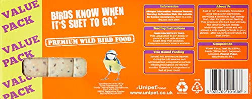 Suet To Go Mealworm Suet Block Wild Bird Treat