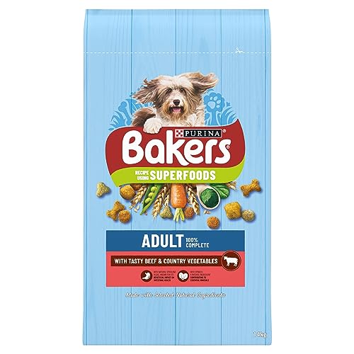 Bakers Adult Dry Dog Food Beef and Veg