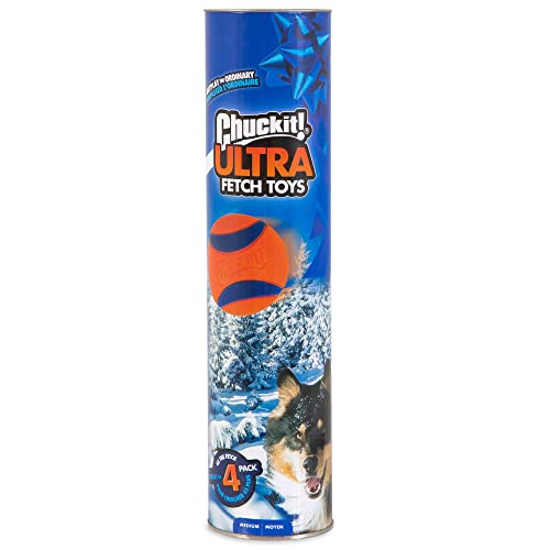 ChuckIt! Ultra Ball Dog Toy, Durable High Bounce Floating Rubber Dog Ball, Launcher Compatible Toy For Dogs