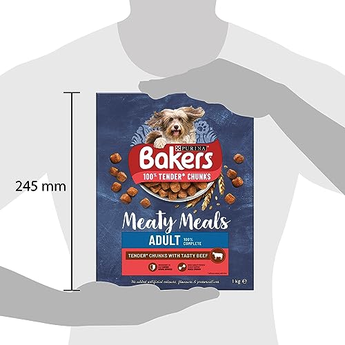 Bakers Adult Dry Dog Food Beef and Veg