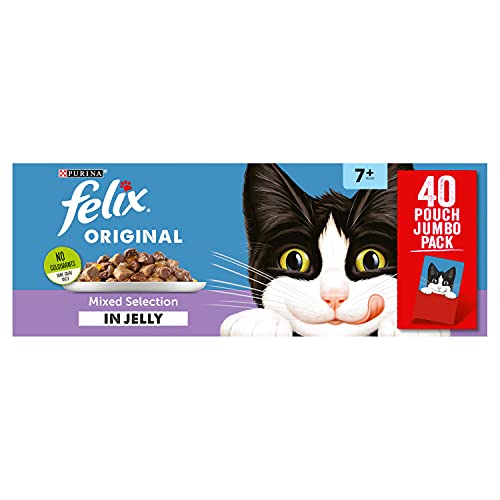 Felix Original 7+ Variety in Jelly Cat Food