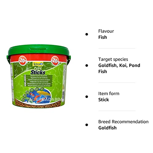 Tetra Pond Sticks, Complete Food for All Pond Fish for Health, Vitality and Clear Water