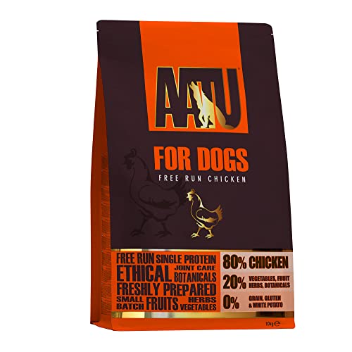 AATU 80/20 Dry Dog Food, Salmon, High Protein, Grain Free Recipe, No Artificial Ingredients