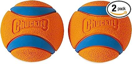 ChuckIt! Ultra Ball Dog Toy, Durable High Bounce Floating Rubber Dog Ball, Launcher Compatible Toy For Dogs