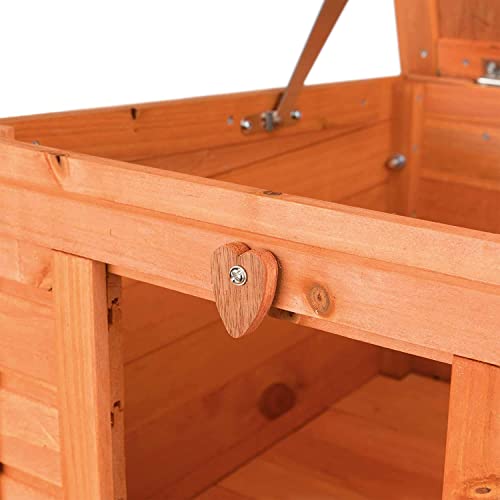 BUNNY BUSINESS Cat/Puppy/Rabbit/Guinea Pig Wooden Hide House