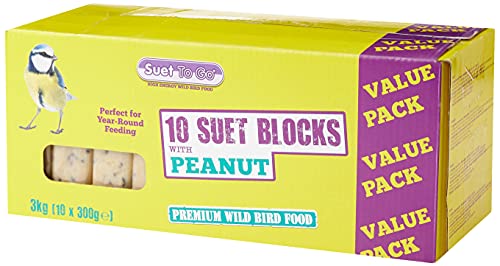 Suet To Go Mealworm Suet Block Wild Bird Treat