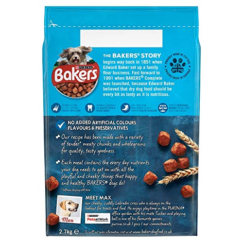 Bakers Adult Dry Dog Food Beef and Veg