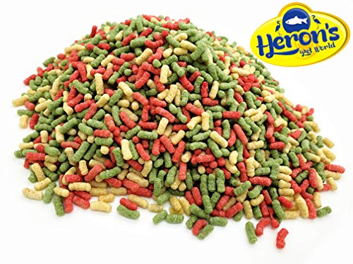 HERONS Pond Sticks Mix Ultralight 15L - Koi & Goldfish Food - Excellent Value - Complete Feed for all Pond Fish - Premium, Variety Pond Sticks