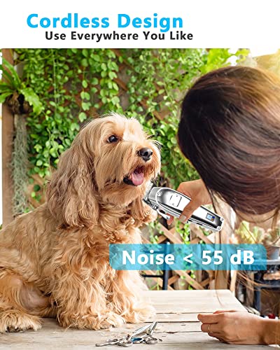 oneisall Dog Clippers Low Noise,Dog Grooming Kit,Pet Clipper Shaver for Dogs
