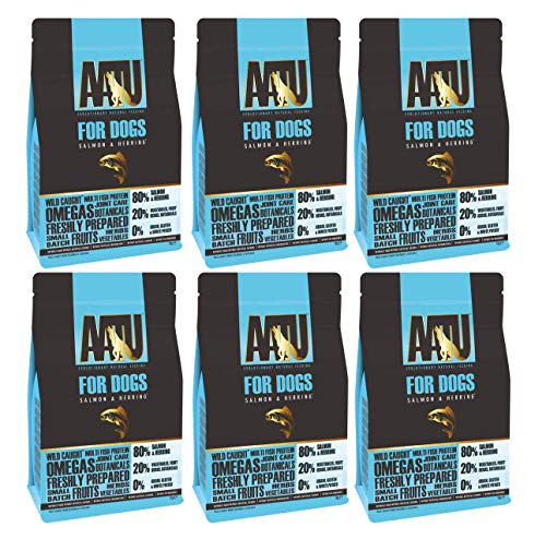 AATU 80/20 Dry Dog Food, Salmon, High Protein, Grain Free Recipe, No Artificial Ingredients