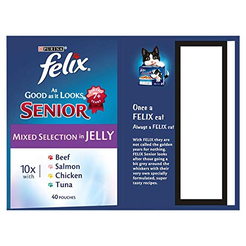 Felix Original 7+ Variety in Jelly Cat Food