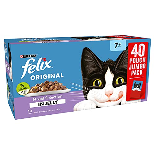 Felix Original 7+ Variety in Jelly Cat Food