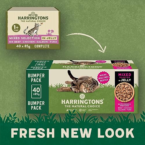 Harringtons Wet Cat Food Mixed in Jelly