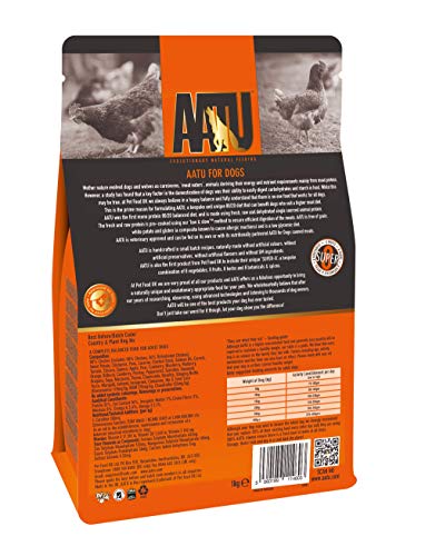 AATU 80/20 Dry Dog Food, Salmon, High Protein, Grain Free Recipe, No Artificial Ingredients