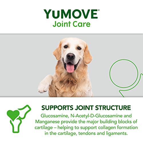 YuMOVE Senior Dog | High Strength Joint Supplement for Older, Stiff Dogs with Glucosamine, Chondroitin, Green Lipped Mussel | Aged 9+
