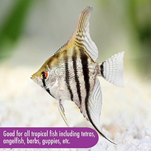 AQUARIAN Complete Nutrition, Aquarium Tropical & Temperate Fish Food Flakes