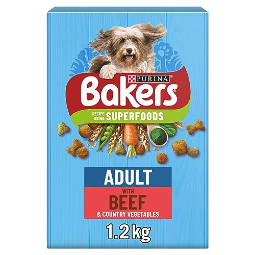 Bakers Adult Dry Dog Food Beef and Veg