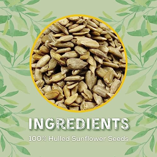 Copdock Mill Sunflower Hearts Bird Food 3.2kg / 5L Tub – No Mess Sunflower Hearts for Wild Birds – Bird Seed Suitable for Sunflower Seeds Feeders & Bird Tables