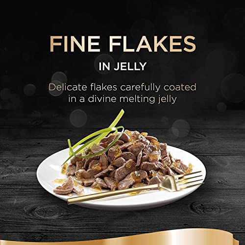 Sheba Fine Flakes Poultry Collection in Jelly 40 Pouches, Adult Wet Cat Food