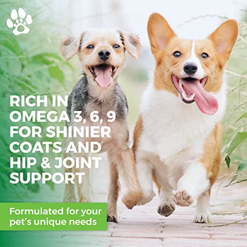 Pawsome Products® Calming Hemp Oil 30ml | Stress & Anxiety Supplement for Dogs & Pets | Hip & Joint Support | Healthy Skin | Sleep Aid | Omega 3, 6, 9 | Dog Multivitamin with Vitamin C, A, B, D, E