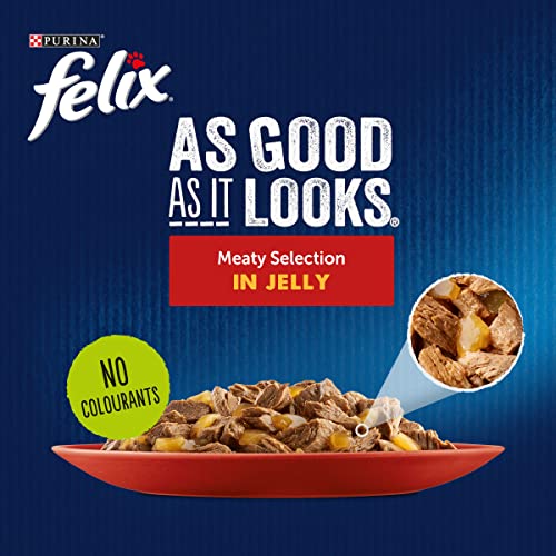 Felix Original 7+ Variety in Jelly Cat Food