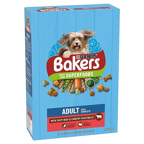 Bakers Adult Dry Dog Food Beef and Veg