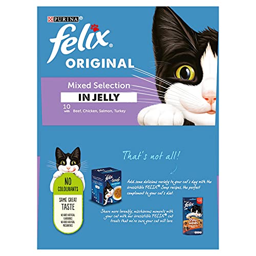Felix Original 7+ Variety in Jelly Cat Food