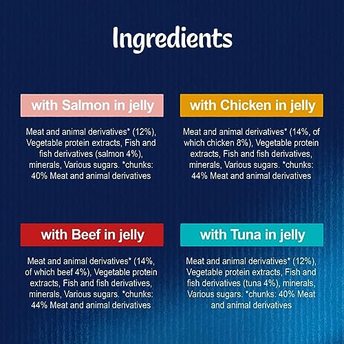Felix Original 7+ Variety in Jelly Cat Food