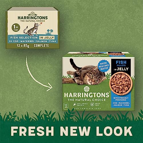 Harringtons Wet Cat Food Mixed in Jelly