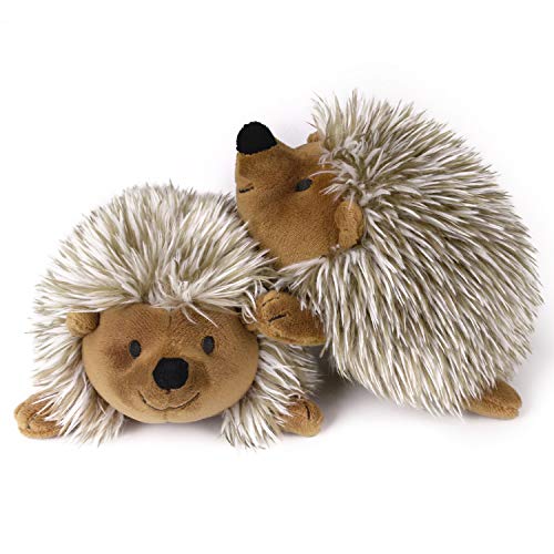 Pawaboo Bedtime Stuffed Animal Toys Plush Dog Toy Pet Chew Toy, [2PACK] Non-toxic Super Soft Plush Hedgehog Figure Toys