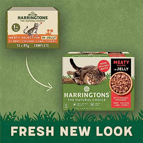 Harringtons Wet Cat Food Mixed in Jelly