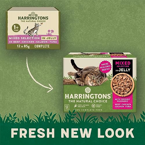 Harringtons Wet Cat Food Mixed in Jelly