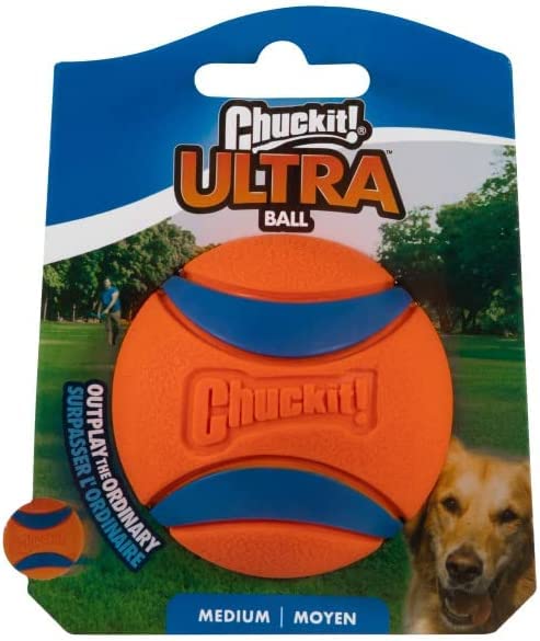 ChuckIt! Ultra Ball Dog Toy, Durable High Bounce Floating Rubber Dog Ball, Launcher Compatible Toy For Dogs