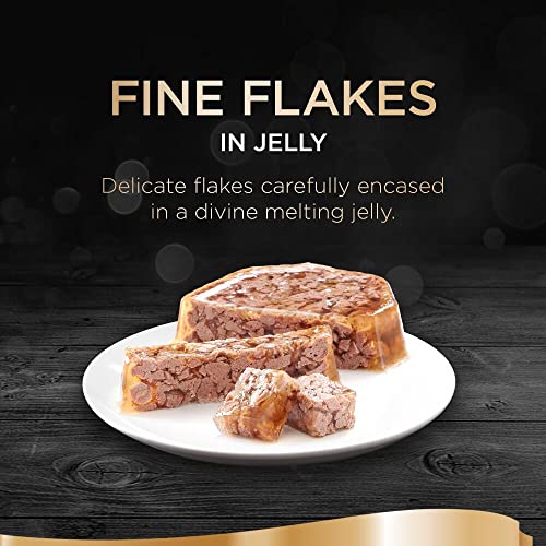 Sheba Fine Flakes Poultry Collection in Jelly 40 Pouches, Adult Wet Cat Food