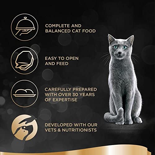 Sheba Fine Flakes Poultry Collection in Jelly 40 Pouches, Adult Wet Cat Food
