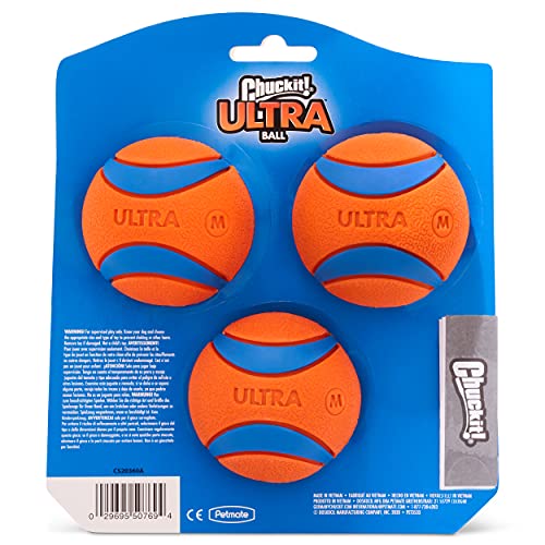 ChuckIt! Ultra Ball Dog Toy, Durable High Bounce Floating Rubber Dog Ball, Launcher Compatible Toy For Dogs