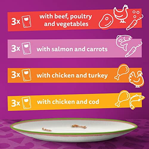 Whiskas 1+ Adult Mixed Selection in Jelly 84 Pouches, Adult Wet Cat Food, Megapack