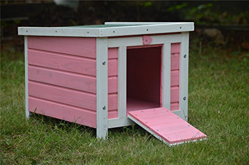 BUNNY BUSINESS Cat/Puppy/Rabbit/Guinea Pig Wooden Hide House