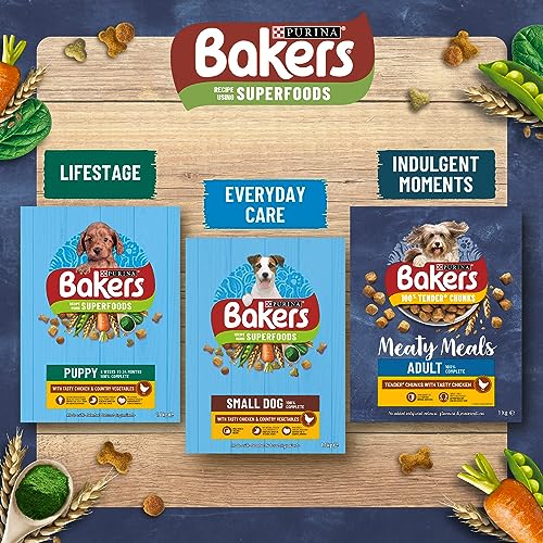 Bakers Adult Dry Dog Food Beef and Veg