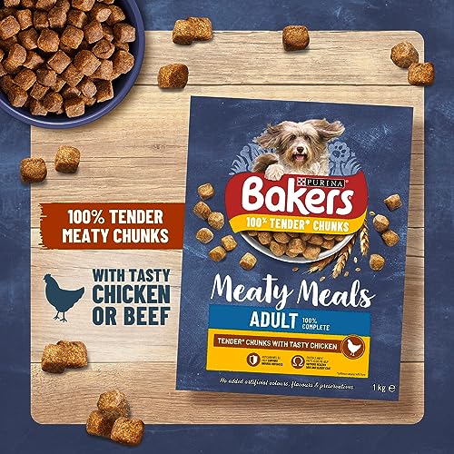 Bakers Adult Dry Dog Food Beef and Veg
