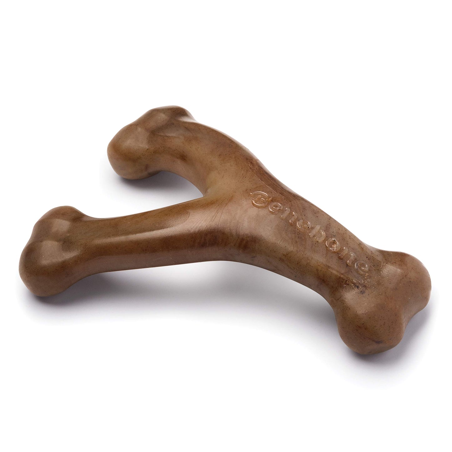 Benebone Indestructible Wishbone Dog Chew Toy for Aggressive Chewers, Long Lasting Tough Boredom Breaker for Dogs, Real Bacon Flavour, For Medium Dogs